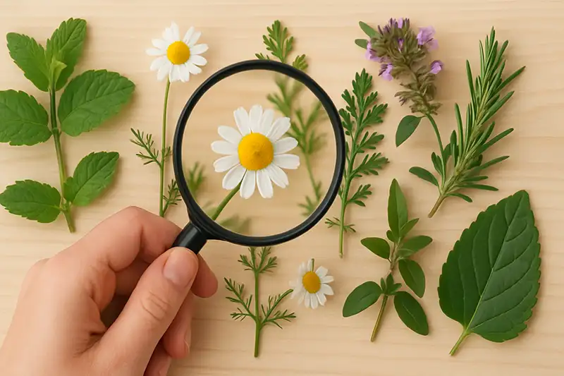 identificação plantas medicinais