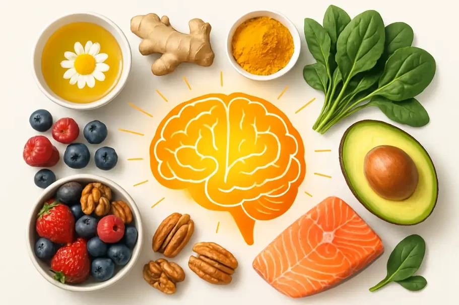 alimentos funcionais saúde mental
